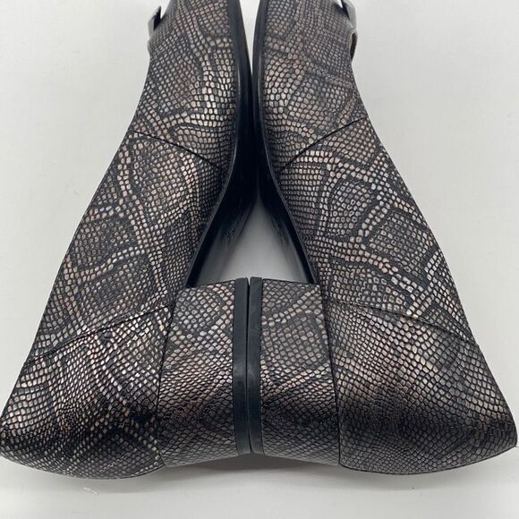 Naturalizer feather snake bronze metallic pointed toe, comfort slip -on pump Siz - Picture 10 of 11